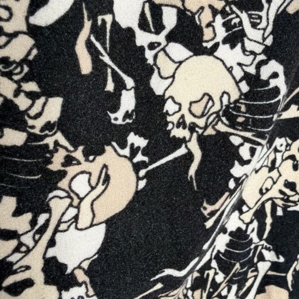 LuLaRoe Skeleton Bone Print Leggings OS - Picture 4 of 6